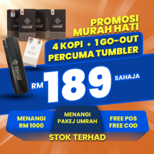 44 KOPI + 1 GO OUT + TUMBLER